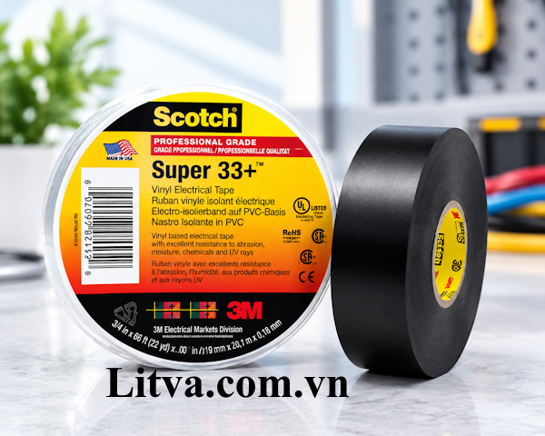 Băng keo điện 3M Scotch Super 33+